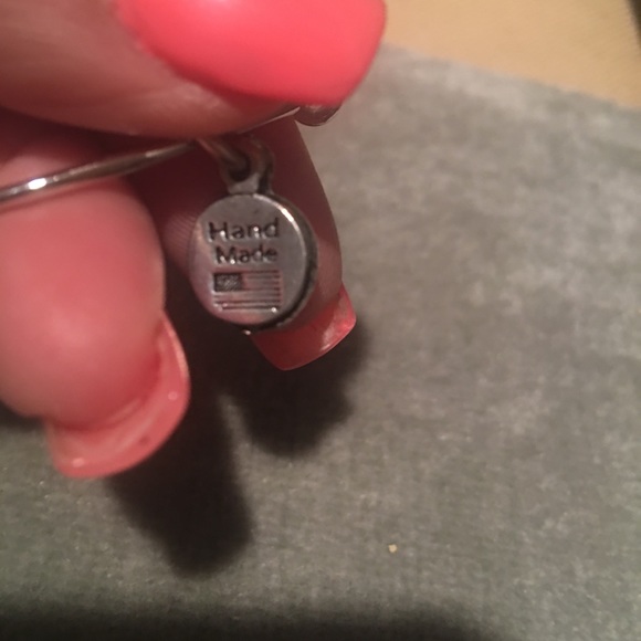 Chubby Chico Charms Heart Charm Bangle Bracelet - Picture 7 of 7